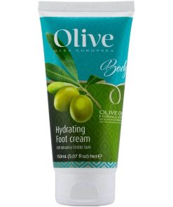 كريم القدمين المرطب Olive بزيت الزيتون العضوي للبشرة الجافة والخشنة