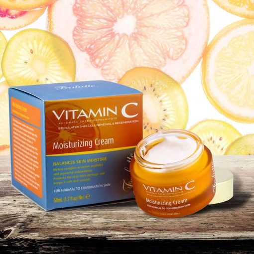 ⁦Vitamin C كريم الترطيب بخلاصة الألوفيرا وزبدة الشيا، للبشرة العادية والمختلطة⁩ - الصورة ⁦2⁩