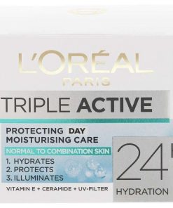 لوريال تريبل اكتيف مرطب multi-protection، كريم نهاري، للبشرة العادية والمختلطة