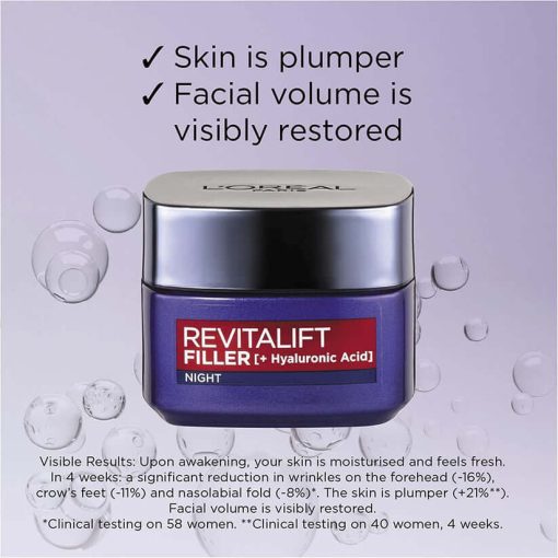 ⁦كريم ليلي فيلر REVITALIFT FILLER علاج التجاعيد⁩ - الصورة ⁦4⁩