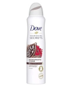 بخاخ مزيل عرق Dove بخلاصة زبدة الكاكاو وزهرة الكاركديه