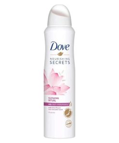 بخاخ مزيل عرق Dove بخلاصة زهر اللوتس وماء الأرز