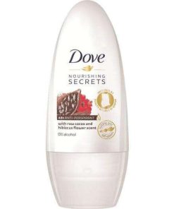 رول اون مزيل عرق Dove بخلاصة زبدة الكاكاو وزهرة الكاركديه