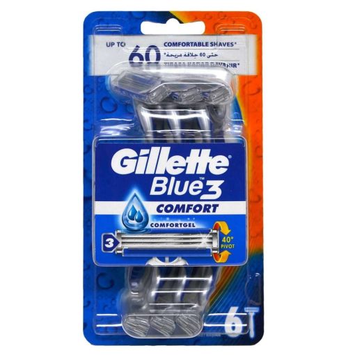 Gillette Blue3 شفرات حلاقة 6 قطع