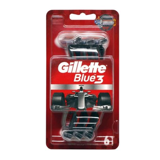 Gillette Blue3 شفرات حلاقة 6 قطع Nitro