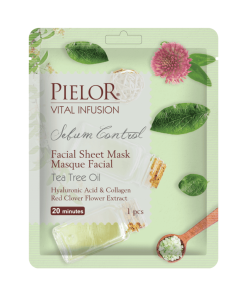 ماسك الورق للوجه للتخلص من دهون البشرة Pielor Vital Infusion